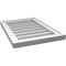 Ekena Millwork Vertical Surface Mount PVC Gable Vnt: Non-Functional, w/2"W x 1-1/2"H, Brickmould Frame, 16"W x 22"H GVPVE16X2202SN - alternate 4